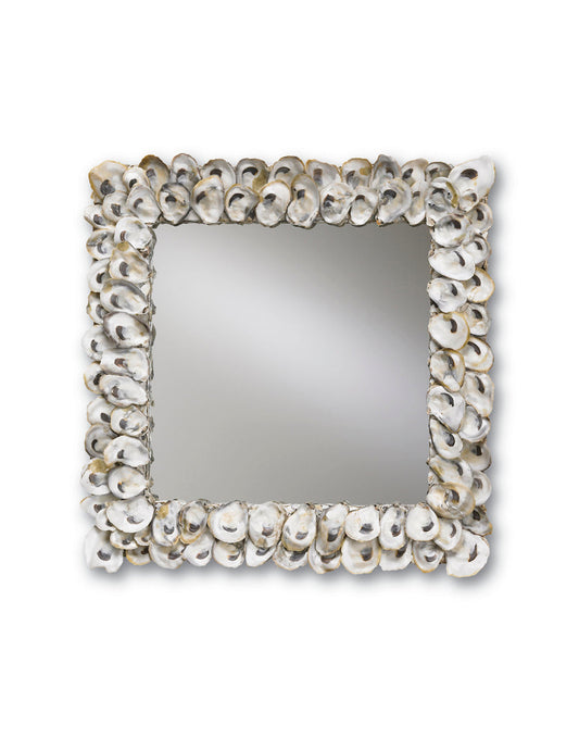  Oyster Mirror In Natural & Mirror