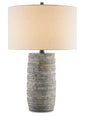  Innkeeper 1-Light Table Lamp In Rustic With Vanilla Linen Shade