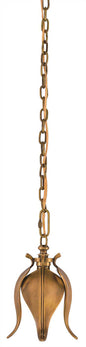 Iota 1-Light Pendant In Vintage Brass