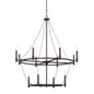  Lancaster 12-Light 2-Tier Chandelier