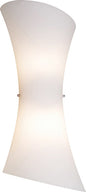  Conico 2-Light Wall Mount In Satin Nickel