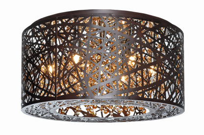  Inca 7-Light Flush Mount
