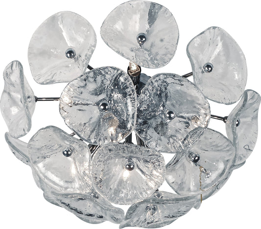  Fiori 8-Light Flush & Wall Mount In Polished Chrome