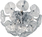  Fiori 8-Light Flush & Wall Mount In Polished Chrome
