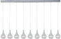  Larmes 9-Light Pendant In Polished Chrome