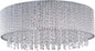  Spiral 10-Light Flush Mount In Polished Chrome