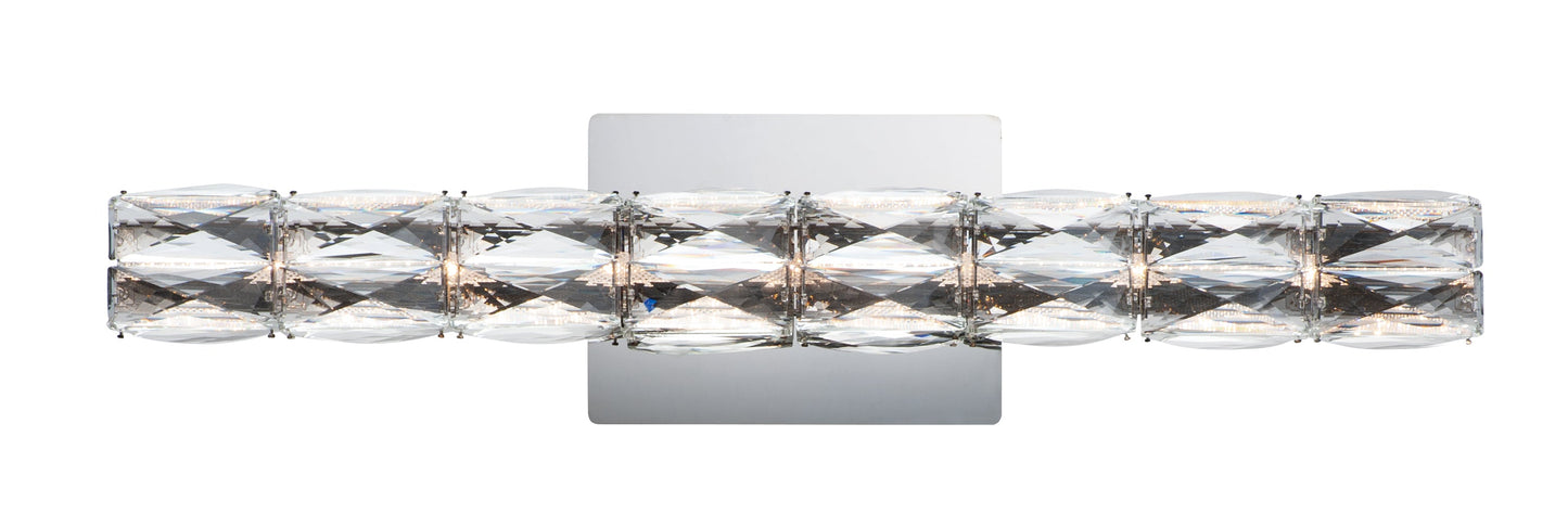  Zephyr 24" LED Bath Vanity In Polished Chrome