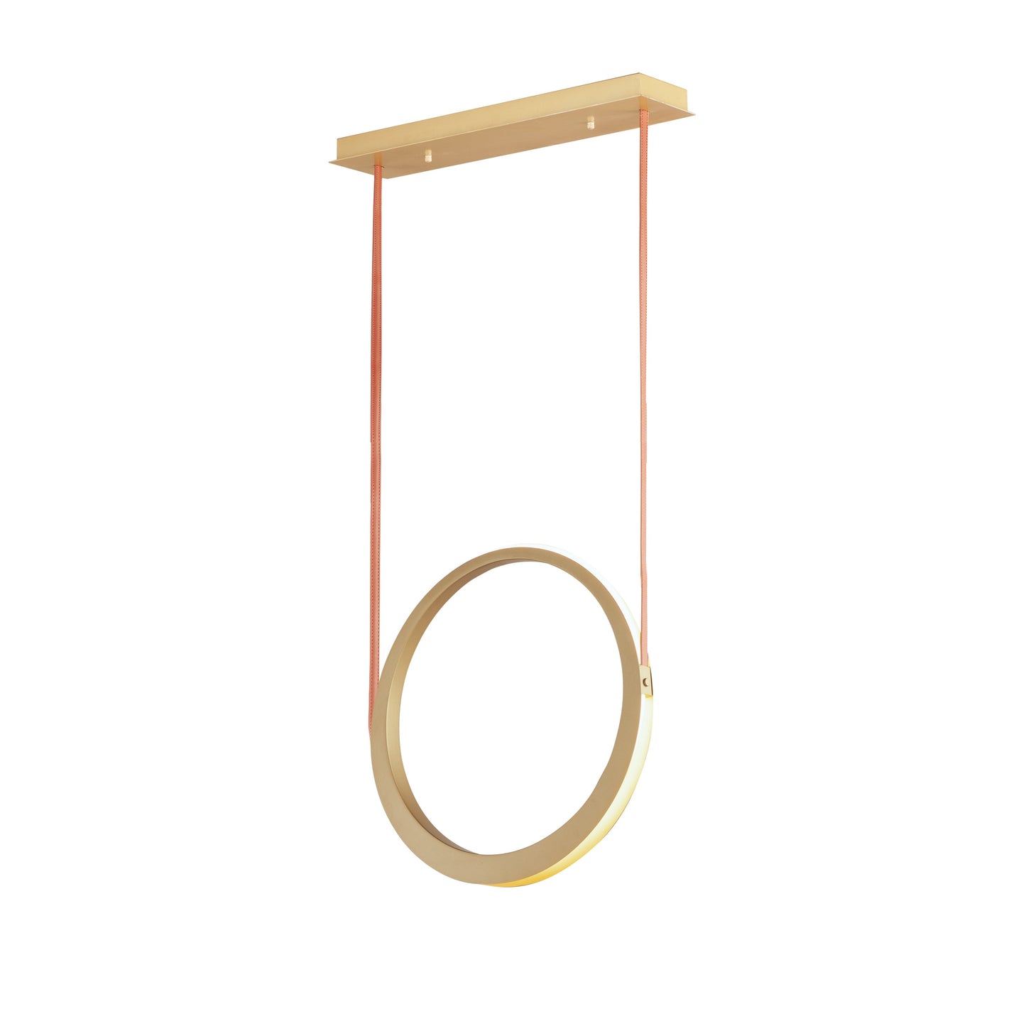  Tether 1-Light LED Pendant In Natural Aged Brass