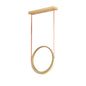  Tether 1-Light LED Pendant In Natural Aged Brass