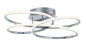  Coaster LED Flush Mount In Polished Chrome