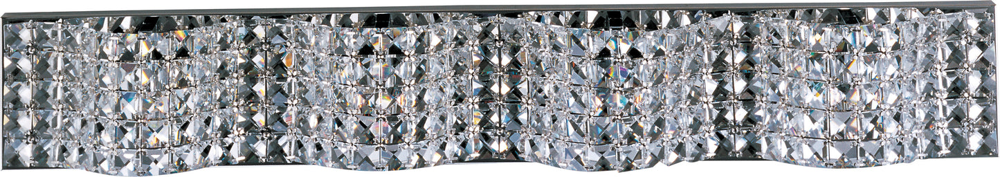  Wave 4-Light Bath Vanity In Polished Chrome