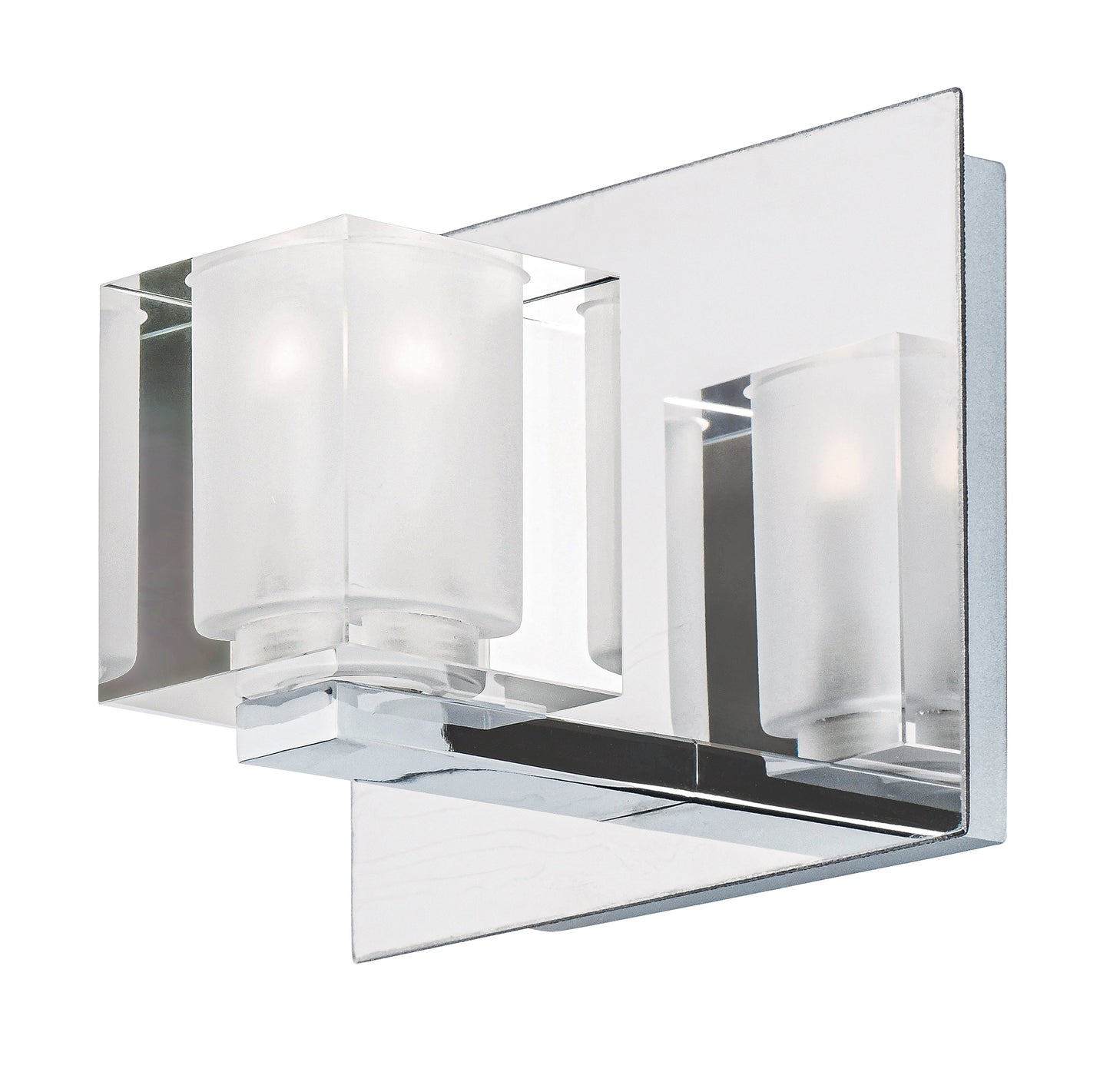  Blocs LED Wall Sconce In Polished Chrome