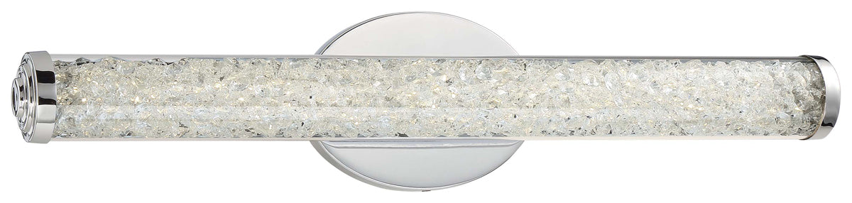  Diamonds Ac LED Bath Lamp In Chrome