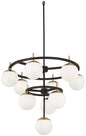  Alluria 10-Light Chandelier In Weathered Black & Autumn Gold