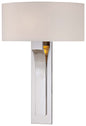  1-Light Wall Sconce In Polished Nickel