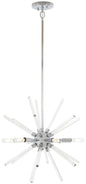  Spiked 6-Light Pendant In Chrome
