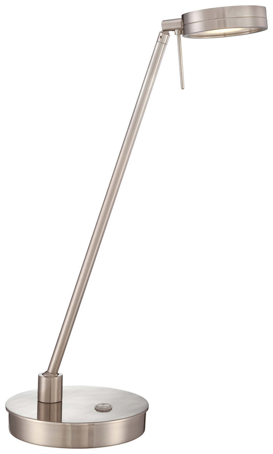  George's Reading Room Table Lamp In Brushed Nickel