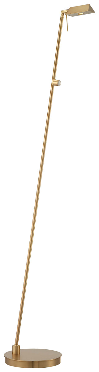  George's Reading Room Floor Lamp In Honey Gold