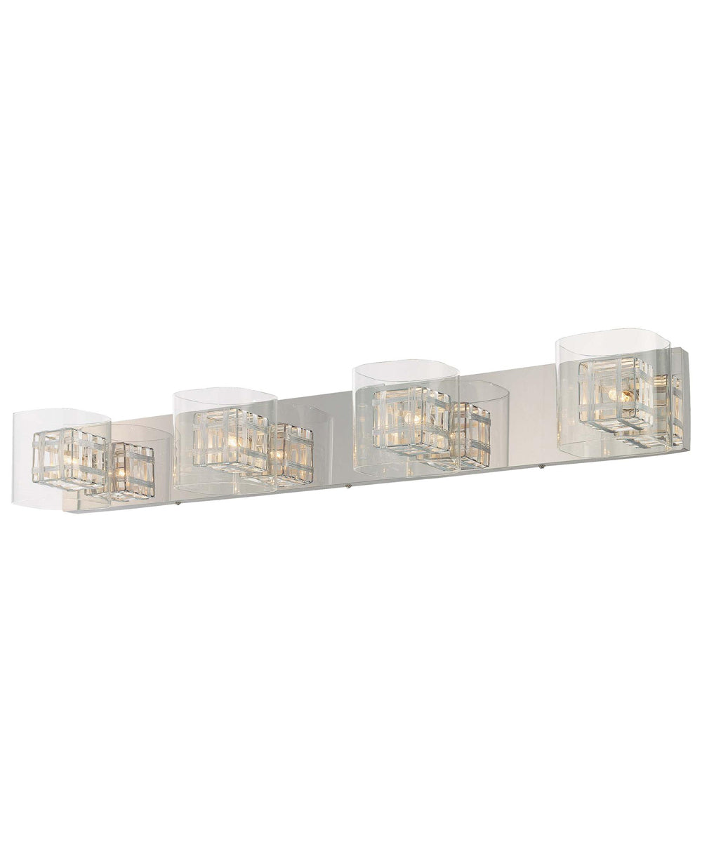  Jewel Box 4-Light Bath In Chrome