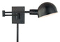  P3 1-Light Swing Arm Wall Sconce In Antique Dorian Bronze