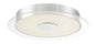  Diamond Dust LED Flush Mount In Chrome