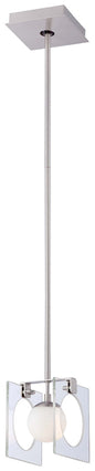  Hole-In-One 1-Light Mini Pendant In Brushed Nickel