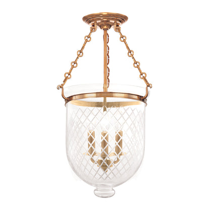  Hampton 3-Light Semi-Flush Mount