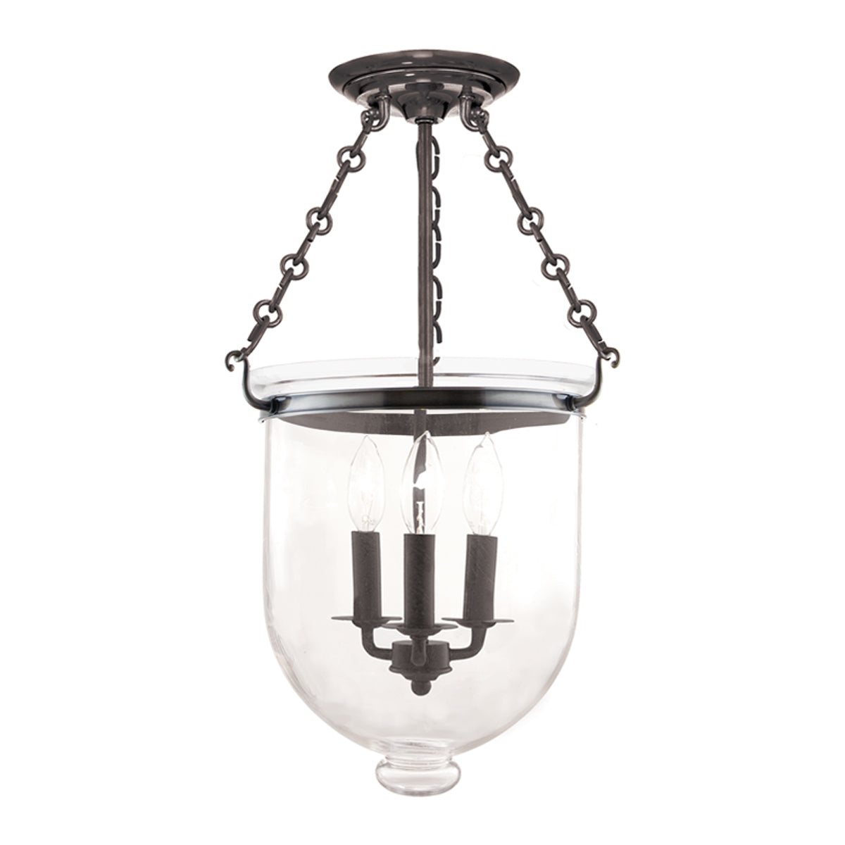  Hampton 3-Light Semi-Flush Mount