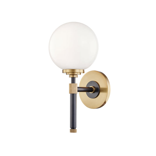  Bowery 1-Light Bath Bracket In Aged Old Bronze