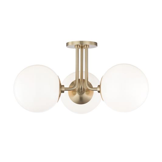  Stella 3-Light Semi-Flush Mount