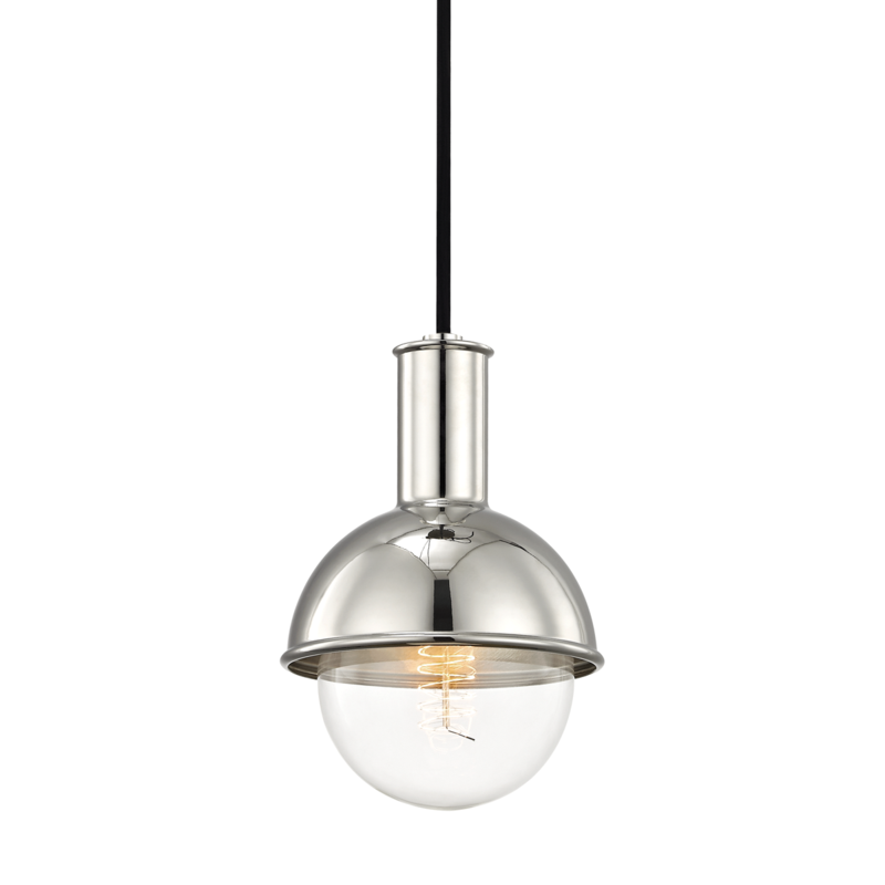  Riley 1-Light Pendant In Aged Brass