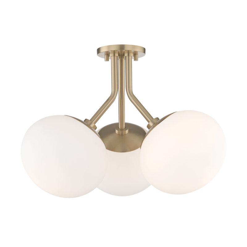  Estee 3-Light Semi-Flush Mount