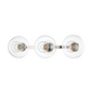  Margot 3 Light Wall Sconce In Polished Nickel