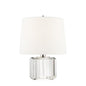  Hague 1-Light Small Table Lamp In Polished Nickel