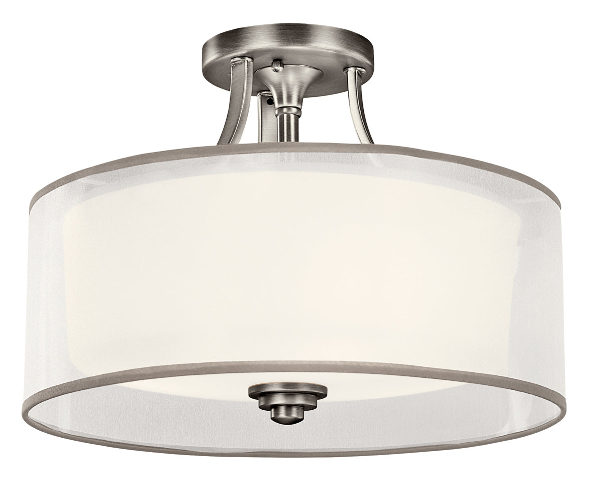  Lacey 3-Light Semi-Flush Mount