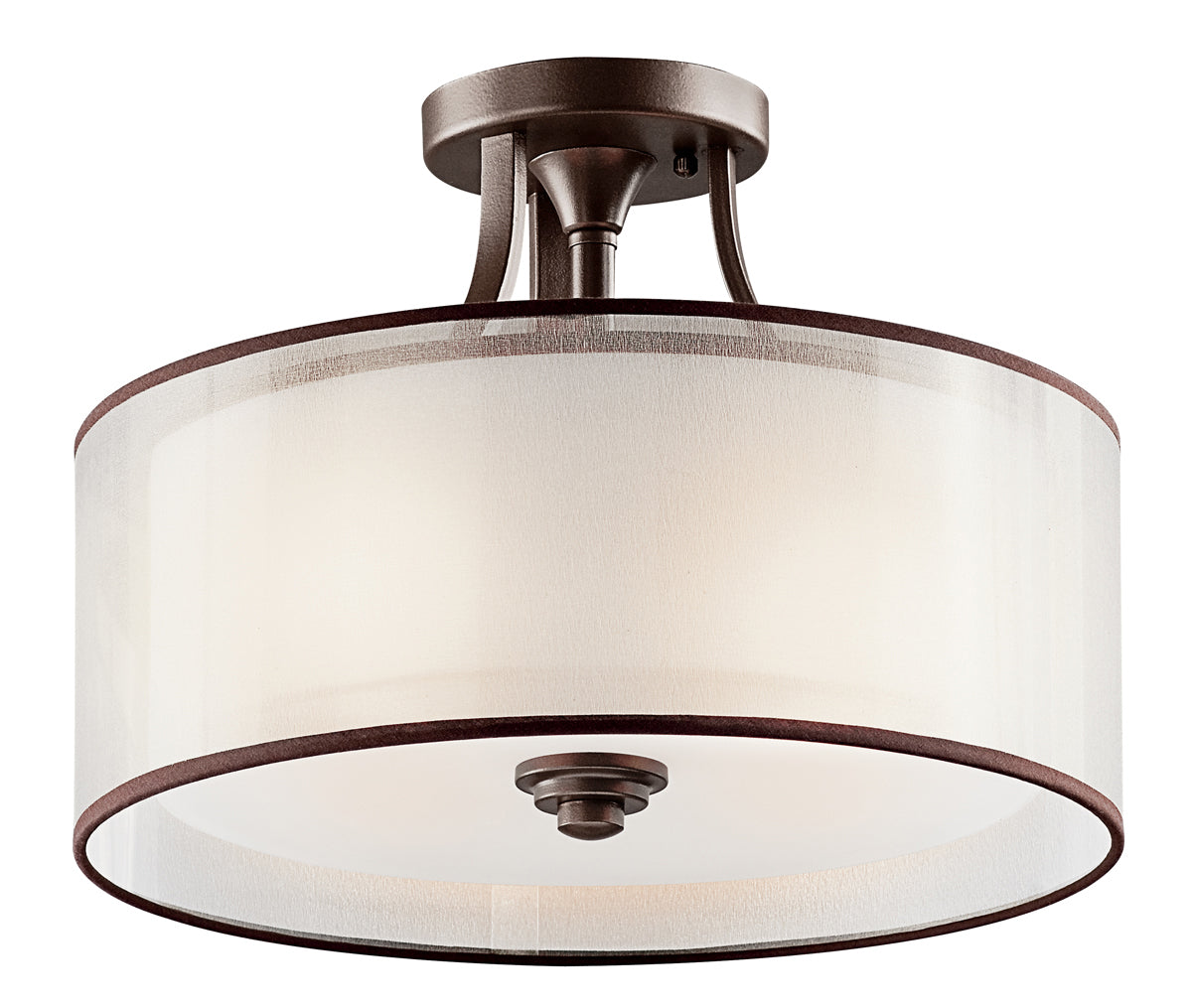  Lacey 3-Light Semi-Flush Mount