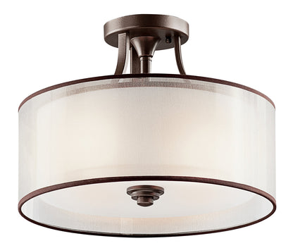  Lacey 3-Light Semi-Flush Mount