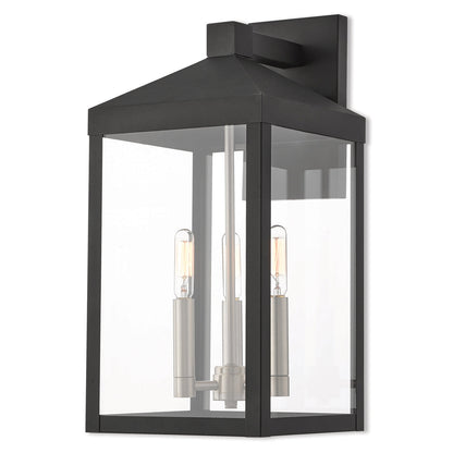 Livex Lighting Nyack 3-Light Outdoor Wall Lantern