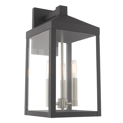 Livex Lighting Nyack 3-Light Outdoor Wall Lantern