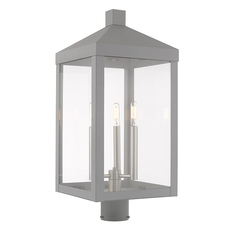 Livex Lighting Nyack 3-Light Outdoor Post Top Lantern
