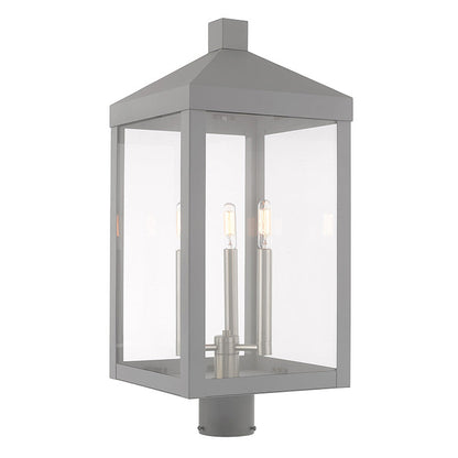 Livex Lighting Nyack 3-Light Outdoor Post Top Lantern