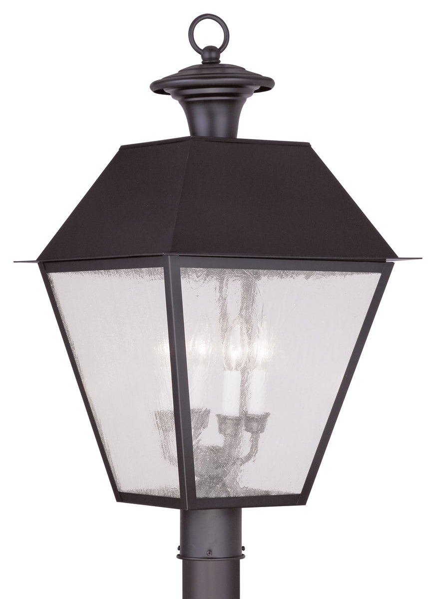 Livex Lighting Mansfield 4-Light Outdoor Post Lantern