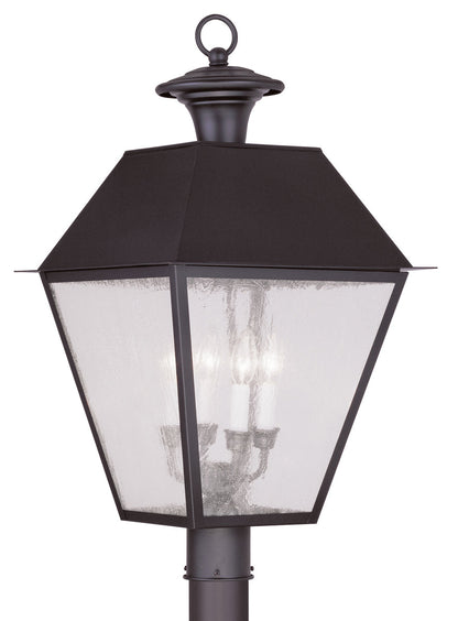 Livex Lighting Mansfield 4-Light Outdoor Post Lantern