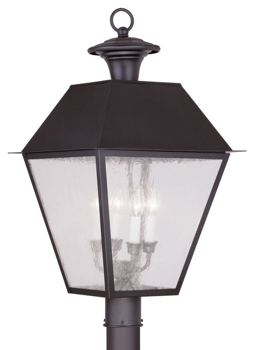 Livex Lighting Mansfield 4-Light Outdoor Post Lantern