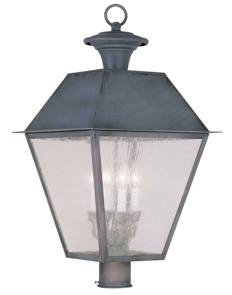 Livex Lighting Mansfield 4-Light Outdoor Post Lantern