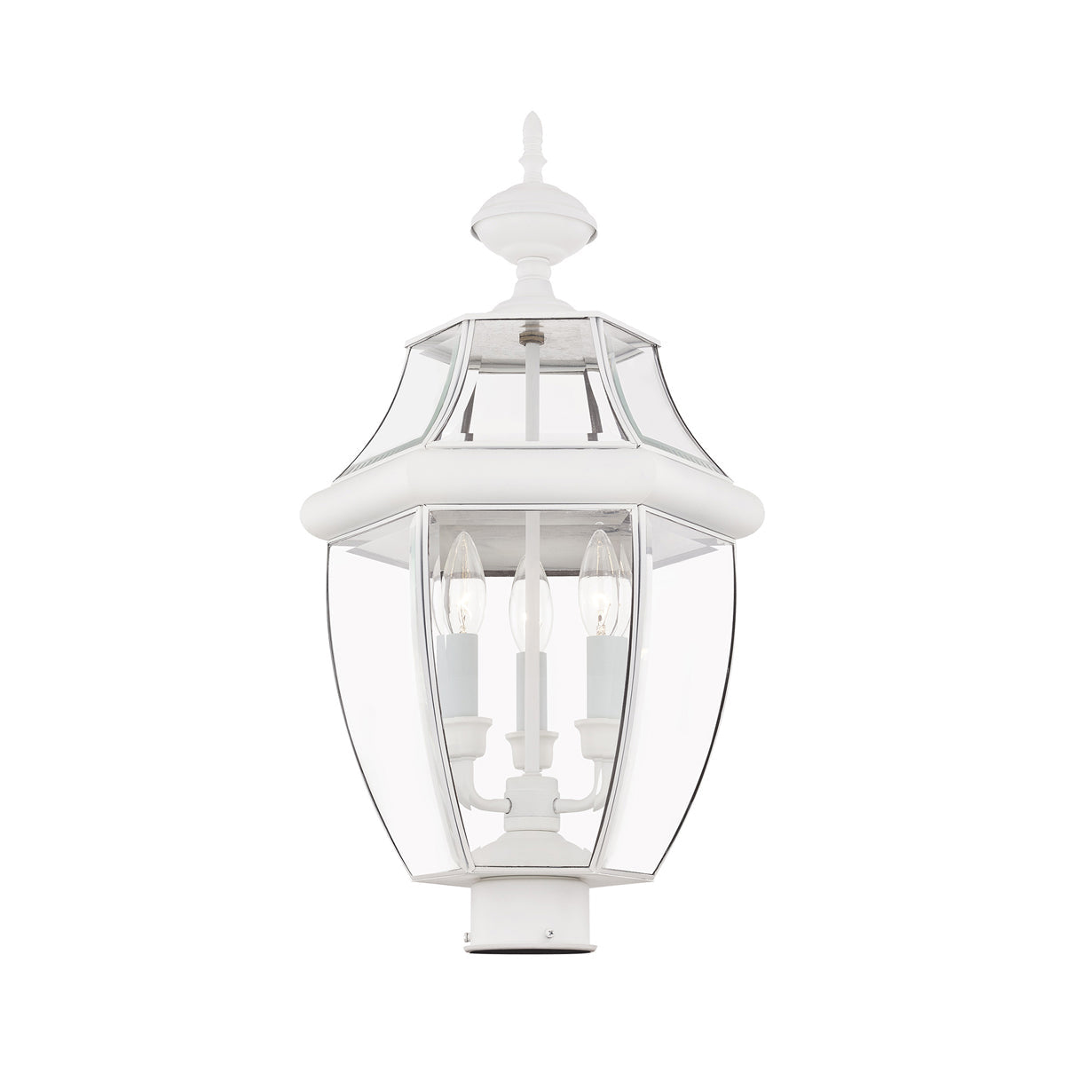 Livex Lighting Monterey 3-Light Outdoor Post Lantern