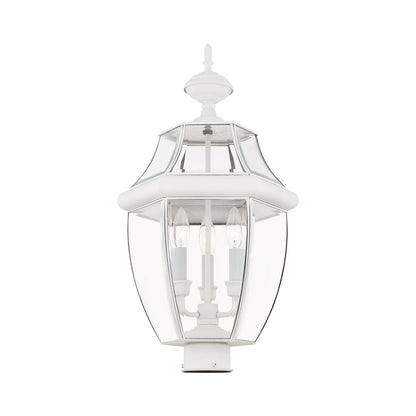 Livex Lighting Monterey 3-Light Outdoor Post Lantern