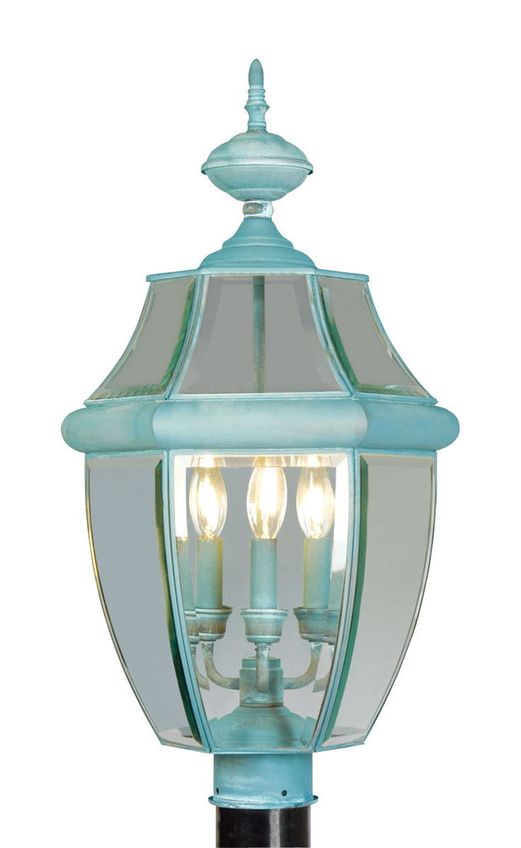 Livex Lighting Monterey 3-Light Outdoor Post Lantern