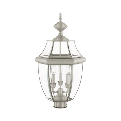 Livex Lighting Monterey 3-Light Outdoor Post Lantern