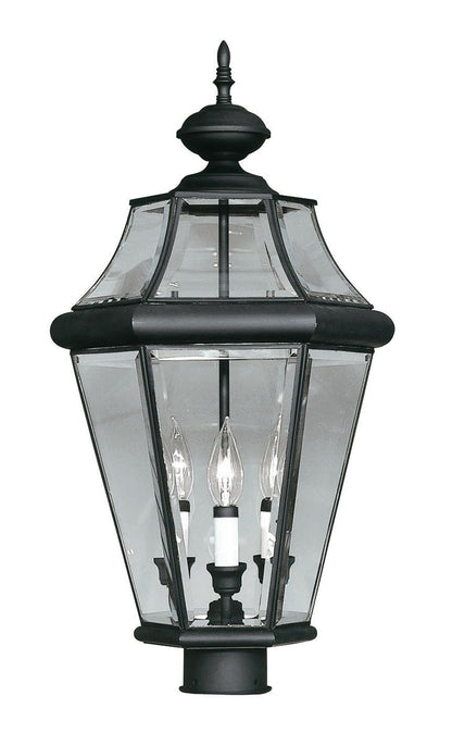 Livex Lighting Georgetown 3-Light Outdoor Post Lantern